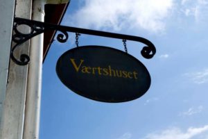 Værtshuset - skilt