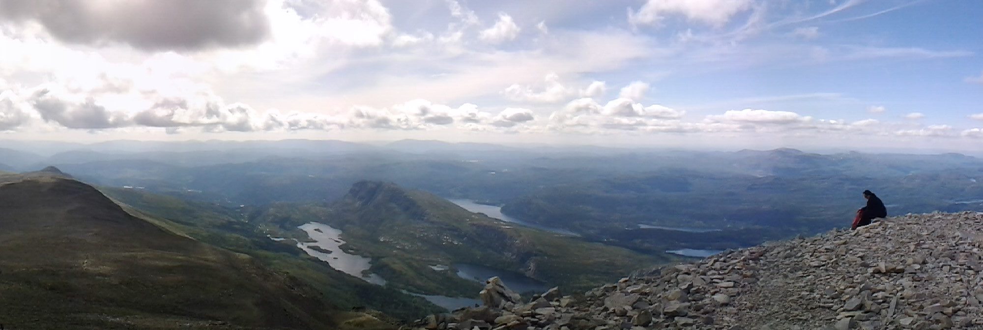 20140805 Utsikten fra nedre platå på Gaustatoppen